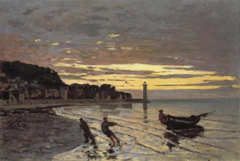  Towing of a Boat at Honfleur